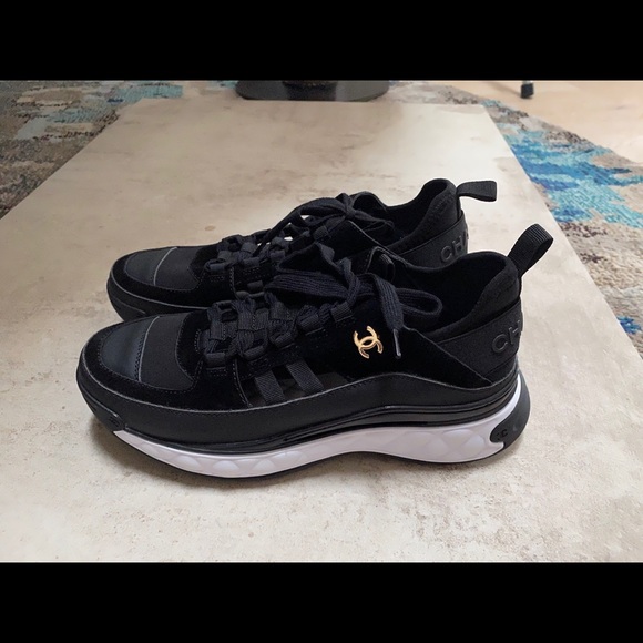 chanel sneakers see through